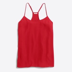 J. Crew Vibrant Red Camisole Top